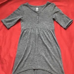 Old Navy Gray Dress. V Neck. XS.
